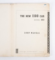 FIAT: An original circa 1954 Fiat 'New 1100 Model 103' shop manual - 5