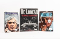 DELOREAN: Three hardcover books all relating to John DeLorean - 3