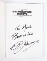 DICK JOHNSON: A signed copy of 'The Unforgiving Minute - The Real Story of a Folk Hero' by Bill Tuckey, hardcover, published 1984 - 6
