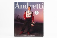 MARIO ANDRETTI: A signed copy of 'Andretti' by Mario Andretti, softcover, published 1994 - 5