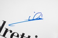 MARIO ANDRETTI: A signed copy of 'Andretti' by Mario Andretti, softcover, published 1994 - 7