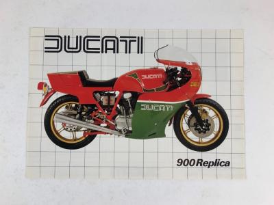 DUCATI: One original Ducati 900 Replica Hailwood colour sales brochure