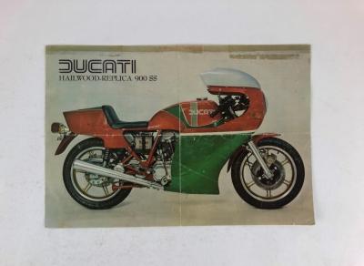 DUCATI: One original Ducati 900 Replica Hailwood colour sales brochure