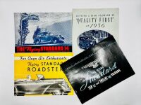 STANDARD: A group of four Sales Brochures for various models including Nine, Ten and Fourteen [Location: Sydney]