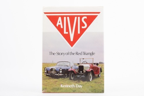 ALVIS: 'Alvis - The Story of the Red Triangle' by Kenneth Day, hardcover book, published 1981, 335 pages