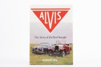 ALVIS: 'Alvis - The Story of the Red Triangle' by Kenneth Day, hardcover book, published 1981, 335 pages