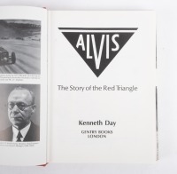 ALVIS: 'Alvis - The Story of the Red Triangle' by Kenneth Day, hardcover book, published 1981, 335 pages - 2