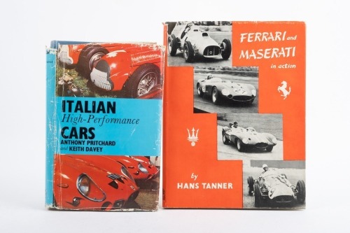 ITALIAN: Two hardcover books relating to Italian cars
