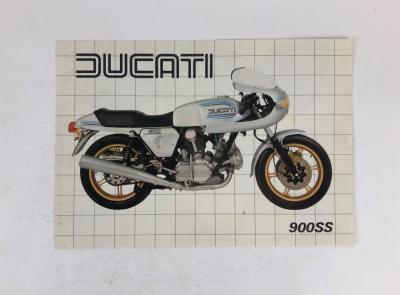 DUCATI: One original Ducati 900SS colour sales brochure