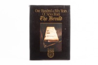 HERALD: 'One Hundred & Fifty Years of News From The Herald' hardcover book with text by Geoff Gaylard, commemorates 1840-1990 period of the Herald