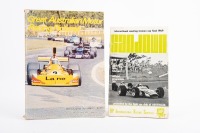 MOTOR RACING: Two items on Australian motor racing, including Sandown&nbsp;Tasman cup final 1969 programme and 'Great Australian Motor Racing Pictures' soft cover book by Bryan Hanrahan