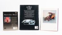 CARS: Three books including 'Great Sports Cars of the World' by Hand Georg Isenberg, 'The World's Motor Museums' by T.R Nicholson, and 'Mercedes-Benz' by Dennis Adler - 2
