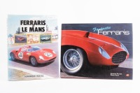 FERRARI: Two hardcover books on Ferrari, includes 'Ferrari at Le Mans' hardcover book by Dominique Pascal and 'Fantastic Ferraris' by Antoine Prunet and Peter Vann