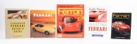 FERRARI: A group of five softcover books relating to Ferrari, includes various guides