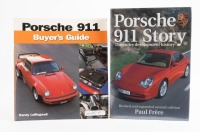 PORSCHE 911: Two books on the Porsche 911, 'Porsche 911 Story - The entire development history' by Paul Frere and ' Porsche 911 Buyer's Guide' by Randy Leffingwell