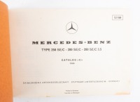 MERCEDES-BENZ-250/280: An original 1969 Mercedes-Benz 'Catalog C' for Mercedes-Benz Type 250SE/C - 280SE/C - 280SE/C 3.5 - 2
