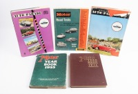 ANNUALS: Five motoring annuals includes three editions of 'The Motor' 1955, 1956 and 1963 with two editions of Auto-Parade 1961 and 1963