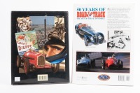 RACING: Two hardcover books, '50 years of Road & Track' by Wm A. Motta and 'The Power and the Glory' by Ivan Rednall - 2