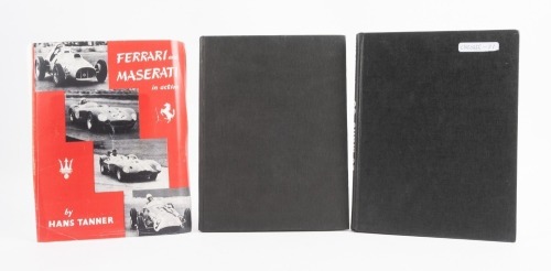 MOTORSPORT: Two hardcover books on Motorsport including 'Le Mans '59' by Stirling Moss 1959 and 'Ferrari and Maserati in Action' by Hands Tanner 1957