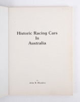 JOHN BLANDEN: 'Historic Racing Cars in Australia' by John B.Blanden, softcover book - 2