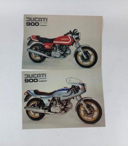 DUCATI: Two original Ducati 900 Darmah Sport and Darmah SS colour sales brochure