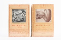MOTOR RACING: Two hardcover editions of 'Motor Racing' includes Volume XXXIII by S.C.H. Davis, published 1959 and Volume XXVII by Earl Howe, published 1939