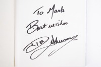 DICK JOHNSON: A signed copy of 'The Unforgiving Minute - The Real Story of a Folk Hero' by Bill Tuckey, hardcover, published 1984 - 3