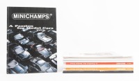MODEL CARS: A group of assorted promotional literature all relating to model cars, includes items from CMC, Minichamps, TSM Model, Spark & more