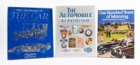 MOTORING 20TH CENTURY: Three hardcover books relating to automobiles & motoring in the 20th Century