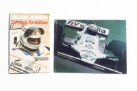 ALAN JONES / WILLIAMS FWO7/04: two hardcover books relating to Alan Jones & the Williams FWO7/04 F1 race car