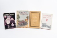 VINTAGE MOTORING: Four hardcover books all relating to vintage motoring