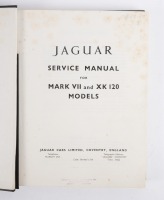 JAGUAR: An original circa 1950s Jaguar Service Manual for Mark VII and XK120 models - 2