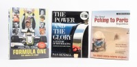 MOTOR RACING / EXPEDITIONS: Three hardcover books relating to motor racing and expeditions