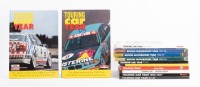 TOURING CARS: A group of twelve books relating to the British Touring Car Championships, including three editions of Autocourse 'British Motosport Year', four editions of Autosport 'Touring Car Year' and others, some editions signed by drivers.