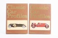 PROFILES: Two hardcover editions of 'Classic Car Profiles' Volumes 1 and 2, 1987.
