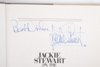 JACKIE STEWART: 'Jackie Stewart - On the Road' hardcover 'Humorous' book, signed by Jackie Stewart to inside title page - 2