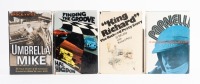 AMERICAN RACING: Four hardcover books relating to American racing and drivers, includes 'Umbrella Mike' Indy 500 story, 'Parnelli' by Bill Libby, 'Finding The Groove' by Hal Higdon and 'King Richard - The Richard Petty Story' by Bill Libby