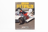 FITTIPALDI: 'Emerson Fittipaldi' hardcover book by Gordon Kirby, signed by Fittipaldi to title page