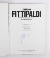 FITTIPALDI: 'Emerson Fittipaldi' hardcover book by Gordon Kirby, signed by Fittipaldi to title page - 2