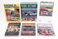 RACING/SPEED: Six&nbsp;books including, 'Racing to Win - Wood Brothers Style' by Lyle Kenyon Engel, 'High Perfromance Driving' by Bob Bondurant, 'Indy Car Champion - Target/Chip Ganassi Racing' by Ned Wicker and three others