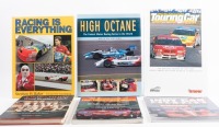 RACING/SPEED: Six&nbsp;books including, 'Racing to Win - Wood Brothers Style' by Lyle Kenyon Engel, 'High Perfromance Driving' by Bob Bondurant, 'Indy Car Champion - Target/Chip Ganassi Racing' by Ned Wicker and three others - 2