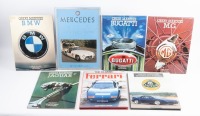 MARQUES: Seven books relating to specific marques, mostly from the 'Great Marques' series, includes Bugatti, MG, Jaguar, BMW and others