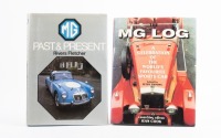MG: Two hardcover books relating to MG