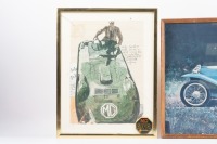 MG: Three small framed and glazed MG illustrations - 4