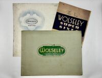 WOLSELEY: A group of three Sales Brochures for the Super Six [Location: Sydney]