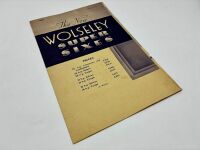WOLSELEY: A group of three Sales Brochures for the Super Six [Location: Sydney] - 13
