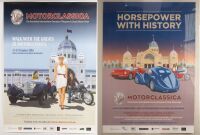 MOTORCLASSICA: Two Motorclassica posters from years 2015-2016