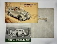 WOLSELEY: A group of three Sales Brochures for the Ten [Location: Sydney]