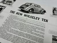 WOLSELEY: A group of three Sales Brochures for the Ten [Location: Sydney] - 7
