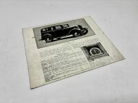 WOLSELEY: A group of three Sales Brochures together with a period magazine review for various Wolesley models [Location: Sydney] - 6